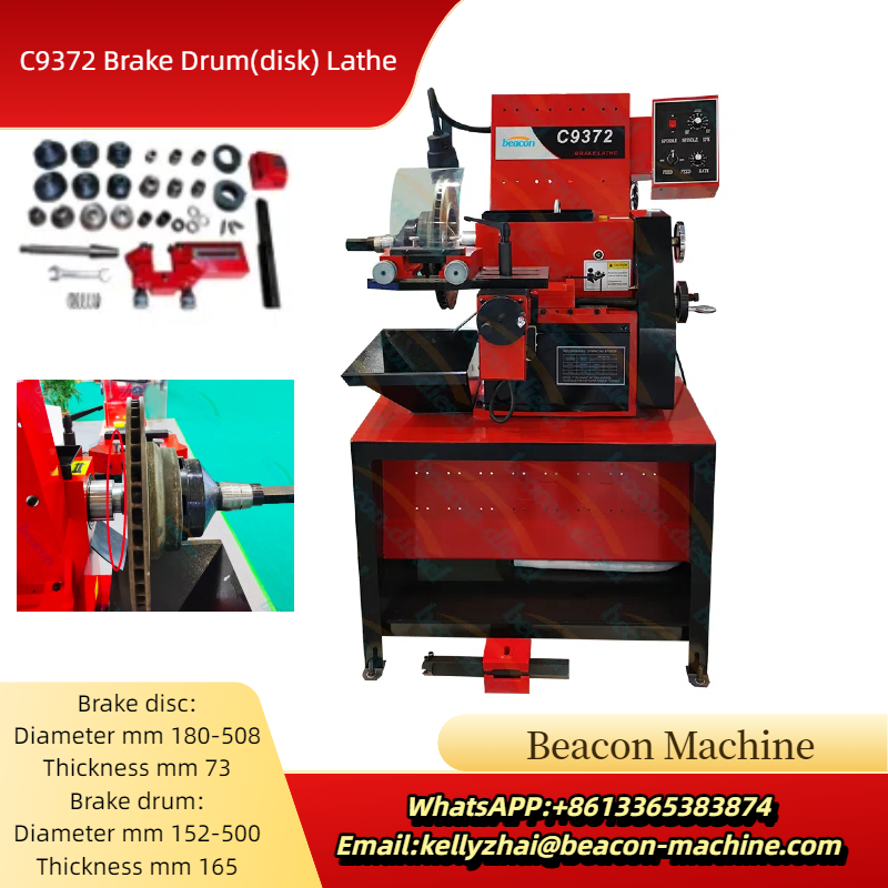 Brake Drum Lathe - Remschijf- en trommelfreesmachine C9372, goede kwaliteit