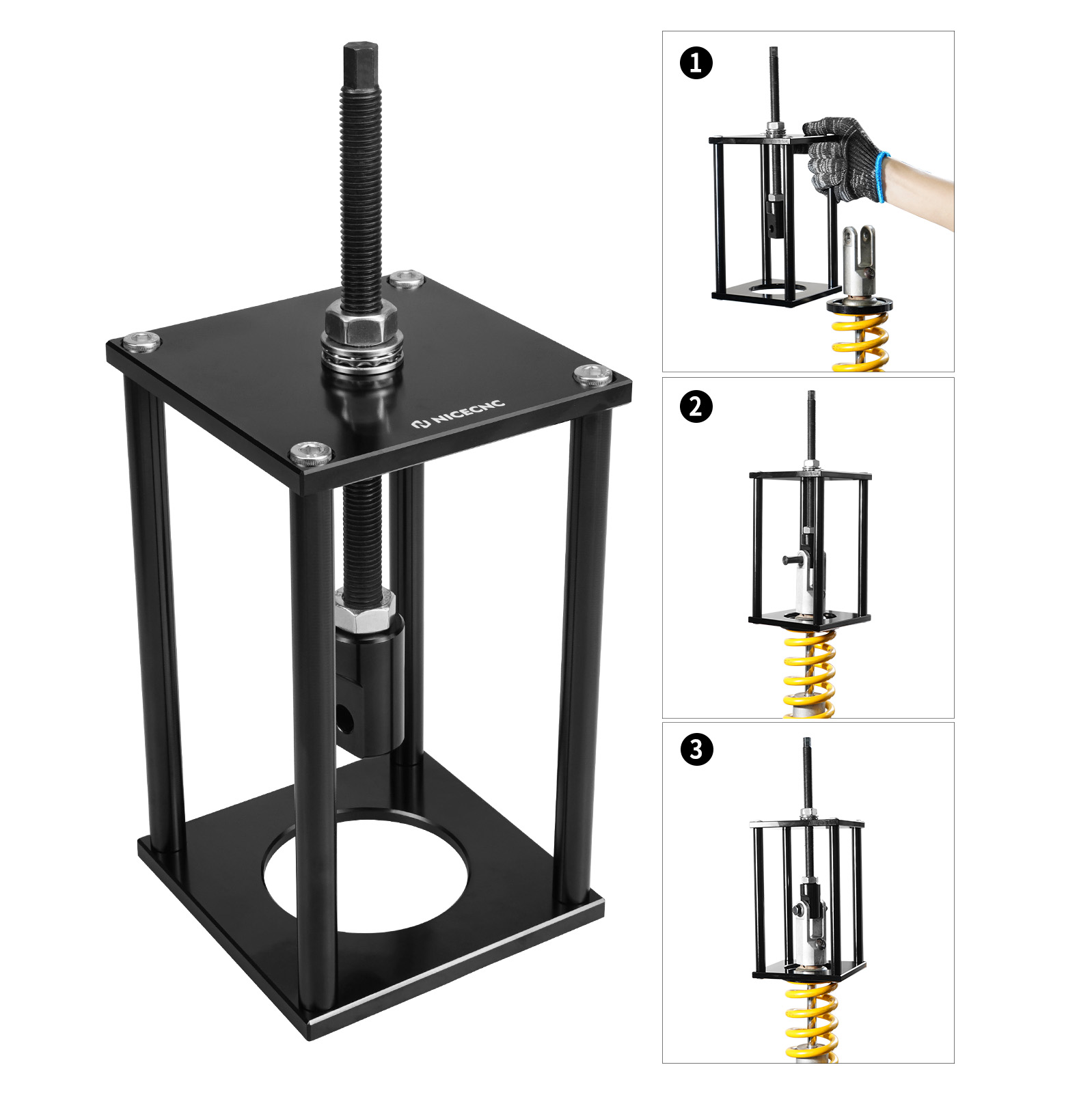 Schorsing Shock Lente Compress - Spring Compressor Tool recensie en prijs