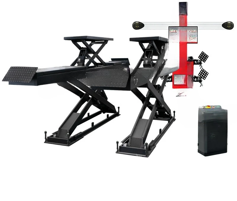 Grote schaarlift Autolift Kizo - Wheel Alignment Machine recensie en prijs