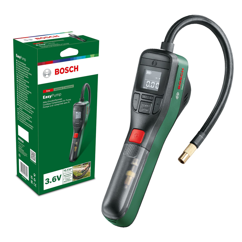 BOSCH Easy Pump Draadloze Luch - Spring Compressor Tool recensie en prijs