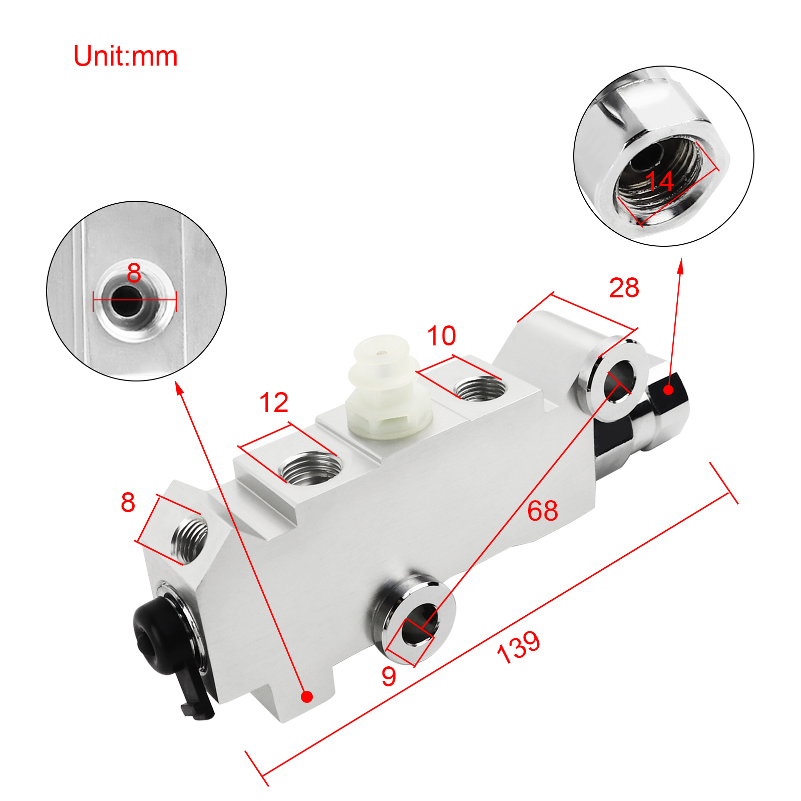 PV2 Brass Remdrukregelklep Sch - Brake Drum Lathe recensie en prijs