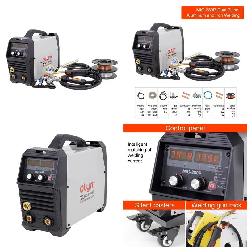 MIG 280 Pulse Inverter Lastech - Tig Welder Machine recensie en prijs