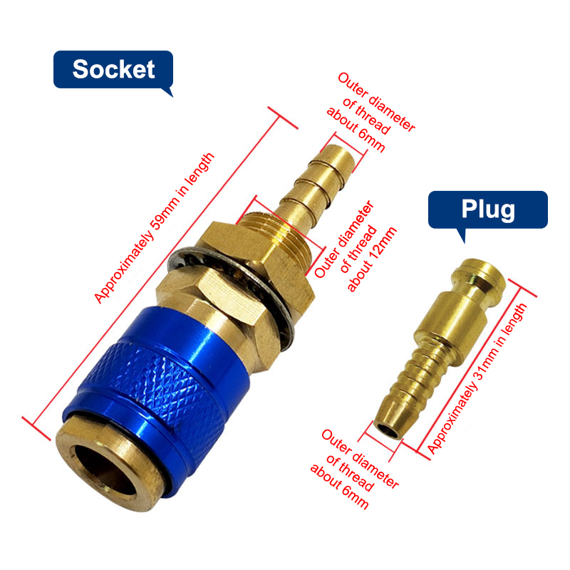 Gekoelde Gas Adapter Connector - Tig Welder Machine recensie en prijs